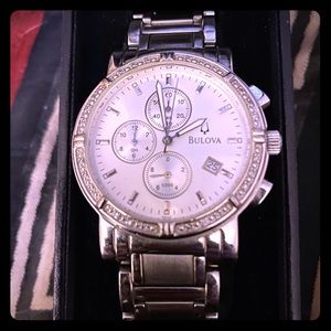 Bulova 96E03 Diamond Accented Watch
